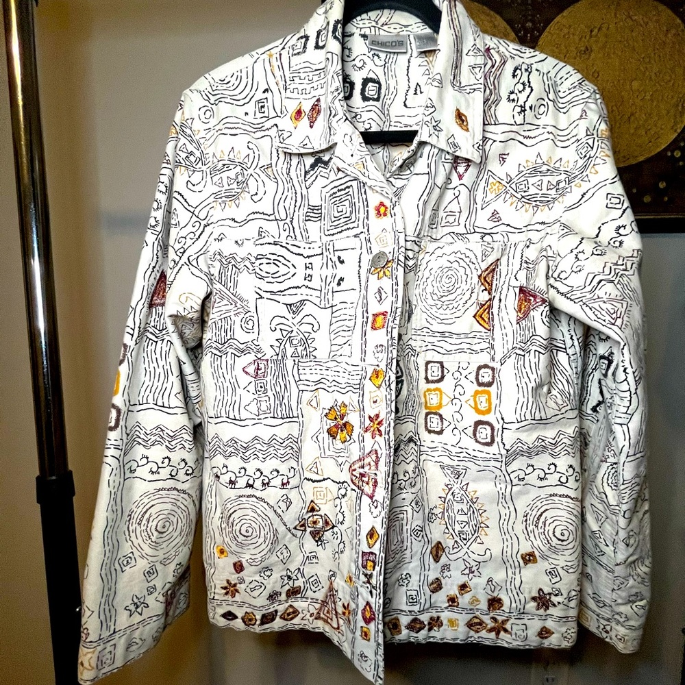 Tribal Print Women’s Chico Jackets